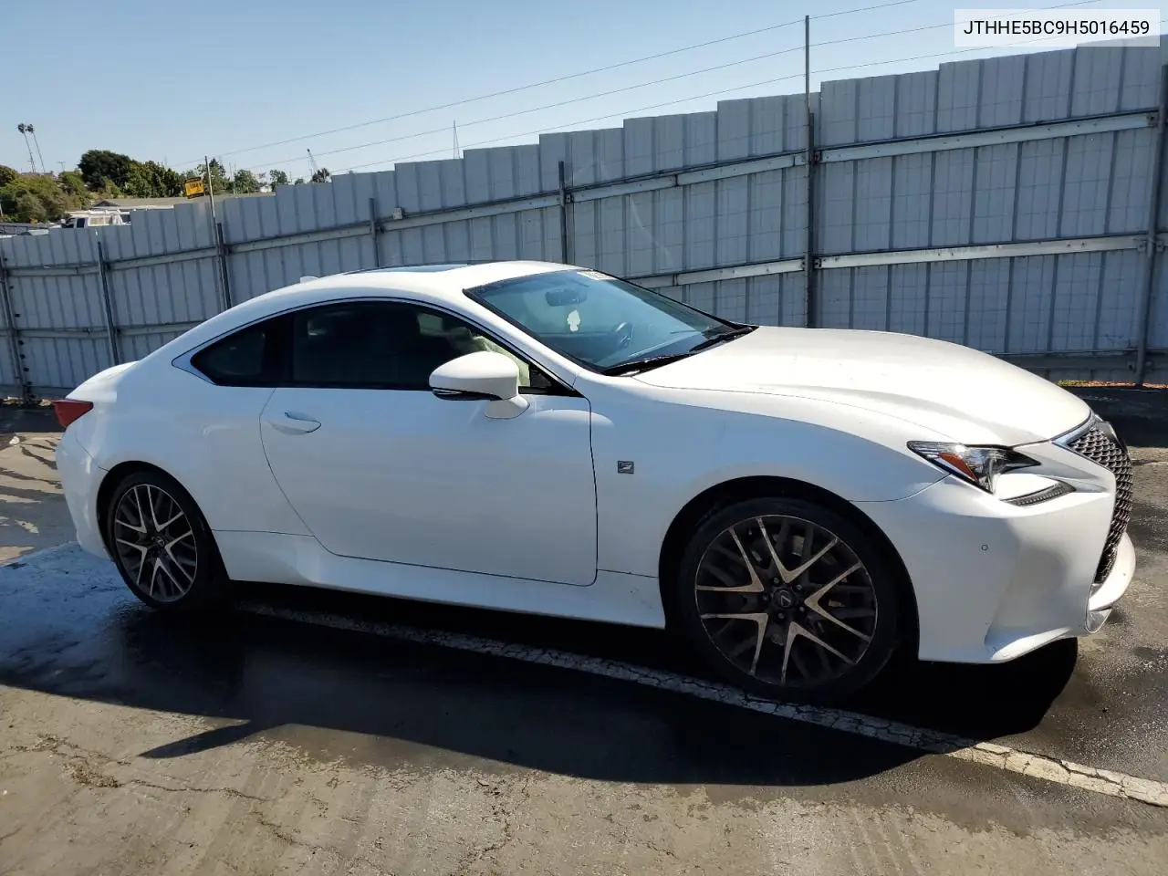 2017 Lexus Rc 350 VIN: JTHHE5BC9H5016459 Lot: 51806795