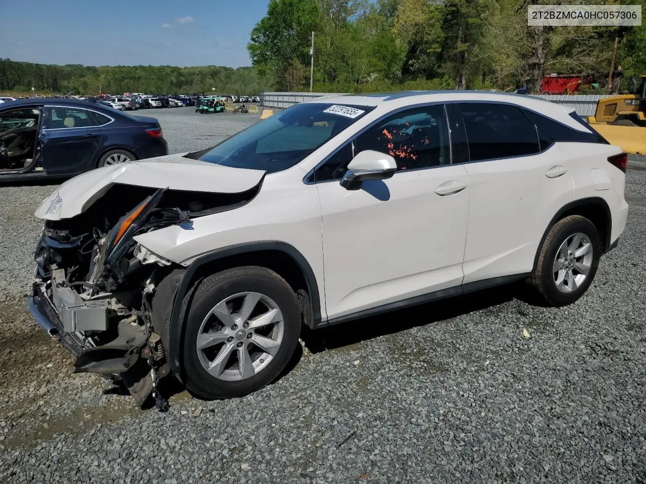 2017 Lexus Rx 350 Base VIN: 2T2BZMCA0HC057306 Lot: 52291655