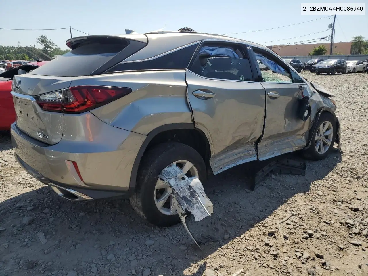 2017 Lexus Rx 350 Base VIN: 2T2BZMCA4HC086940 Lot: 62058225
