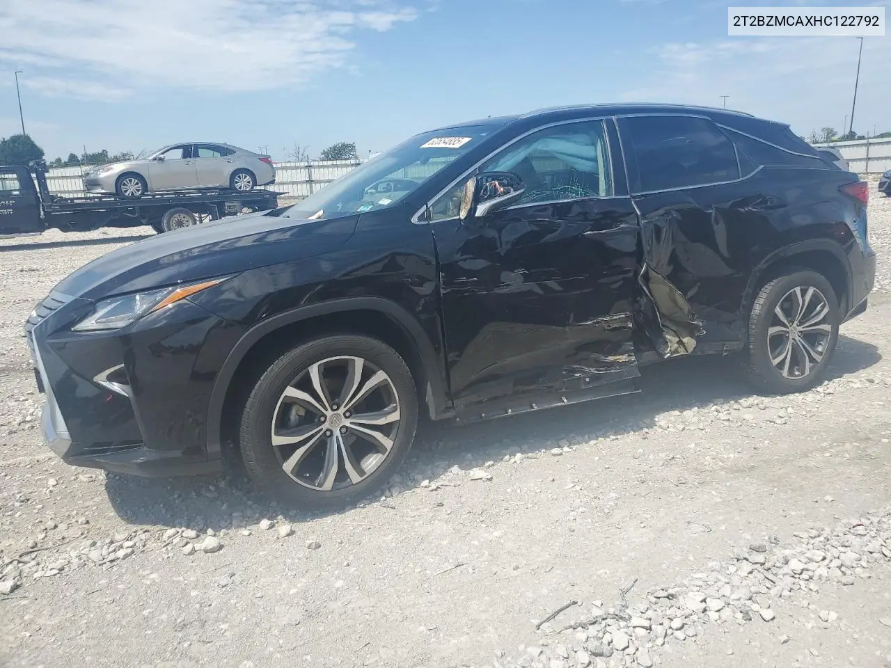 2017 Lexus Rx 350 Base VIN: 2T2BZMCAXHC122792 Lot: 62654885