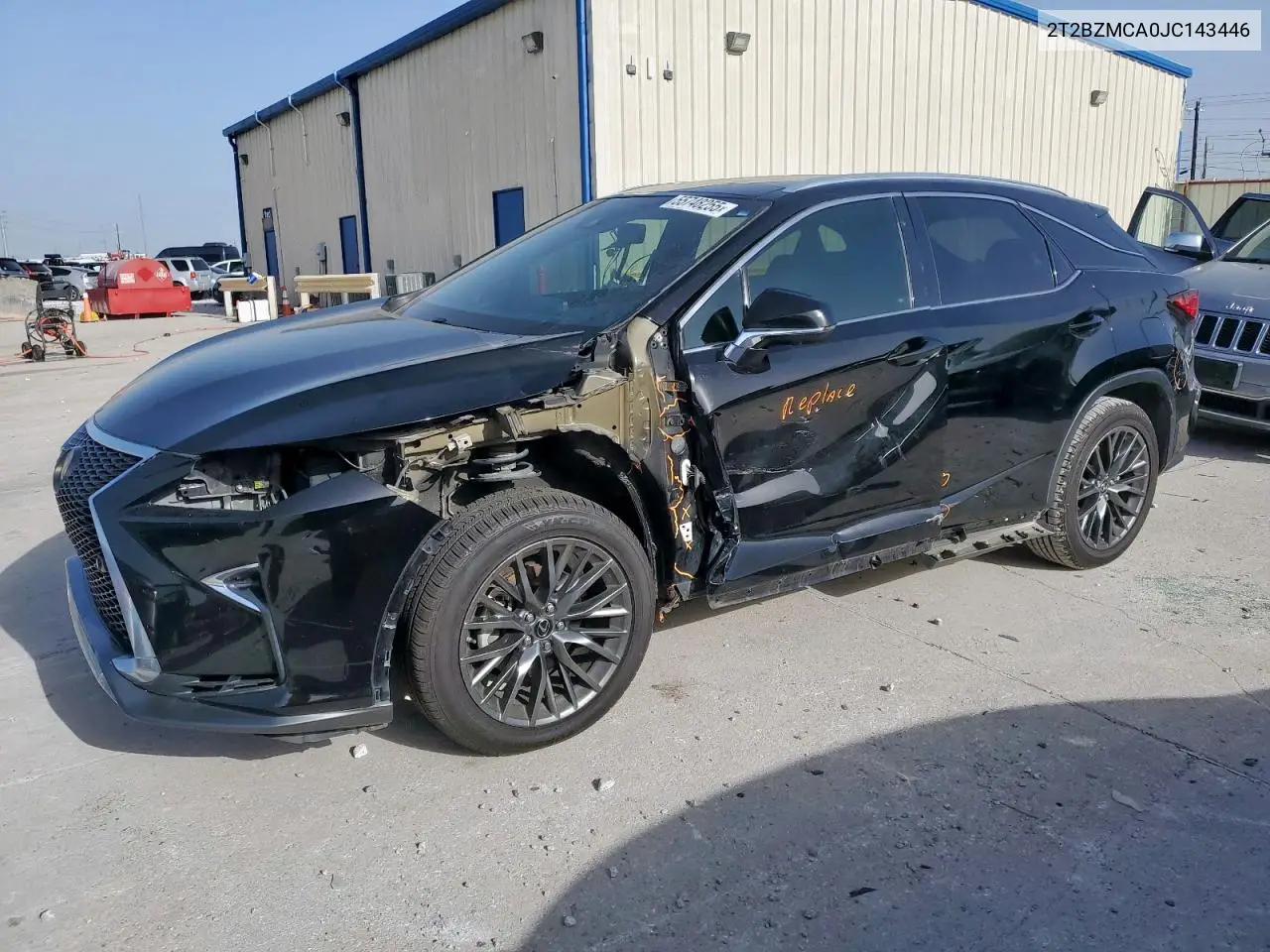 2018 Lexus Rx 350 Base VIN: 2T2BZMCA0JC143446 Lot: 55748255