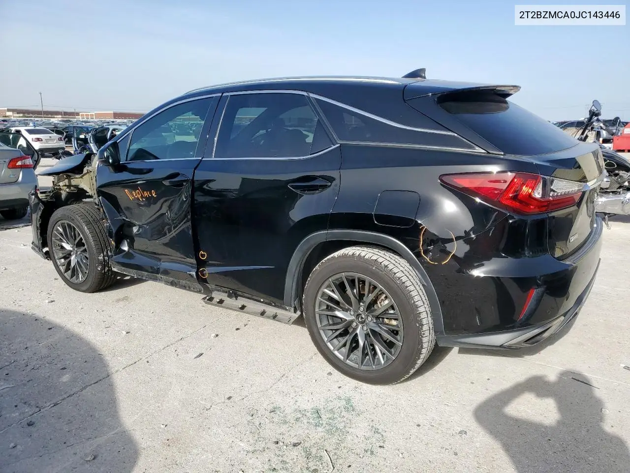 2018 Lexus Rx 350 Base VIN: 2T2BZMCA0JC143446 Lot: 55748255