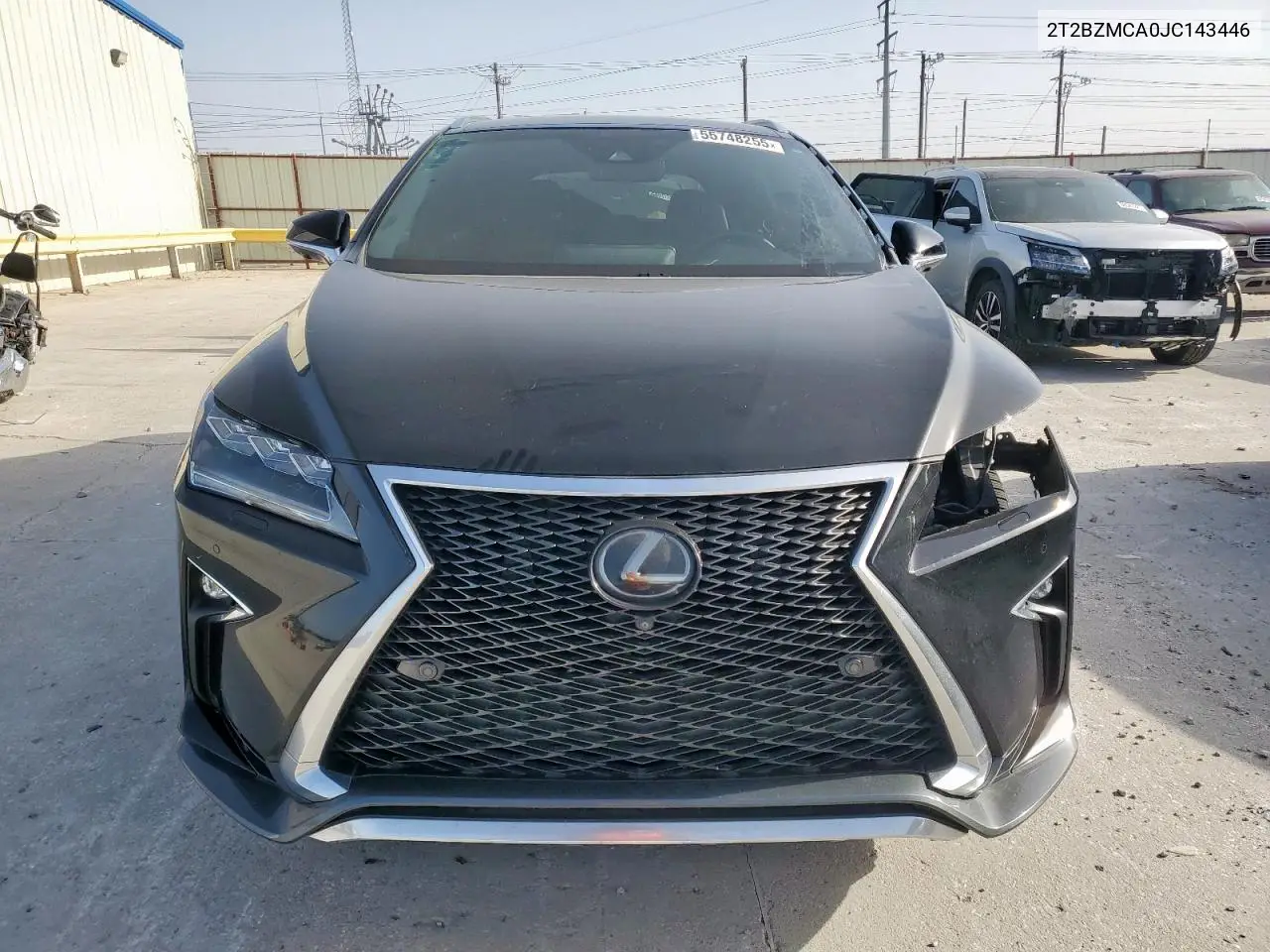 2018 Lexus Rx 350 Base VIN: 2T2BZMCA0JC143446 Lot: 55748255