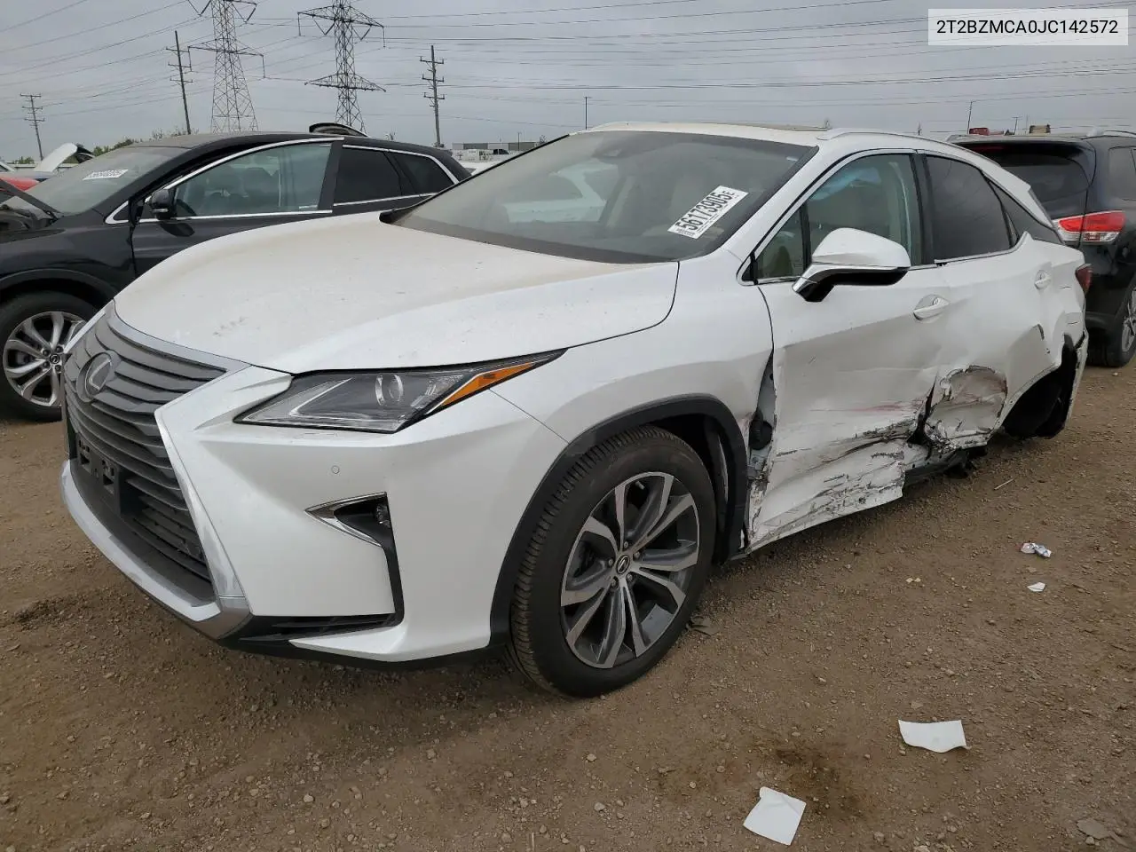 2018 Lexus Rx 350 Base VIN: 2T2BZMCA0JC142572 Lot: 56173905