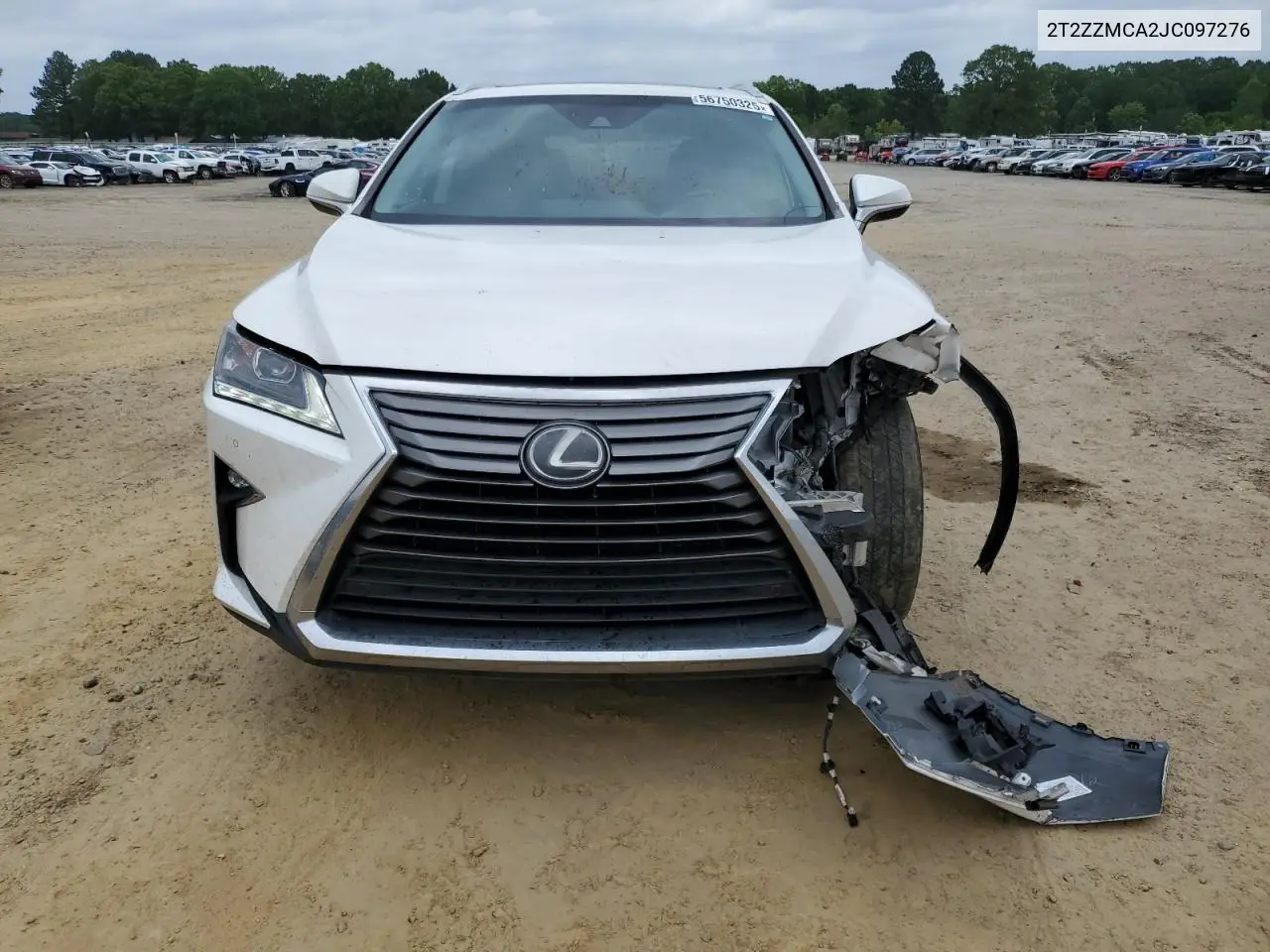 2018 Lexus Rx 350 Base VIN: 2T2ZZMCA2JC097276 Lot: 56750325