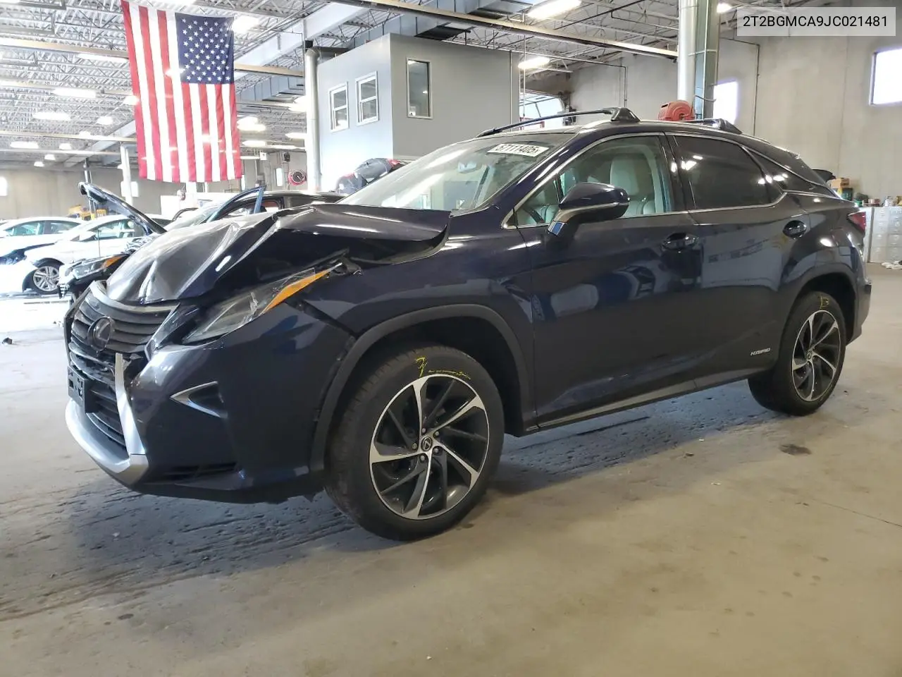 2t2bgmca9jc021481 2T2BGMCA9JC021481 2018 Lexus Rx 450H Base
