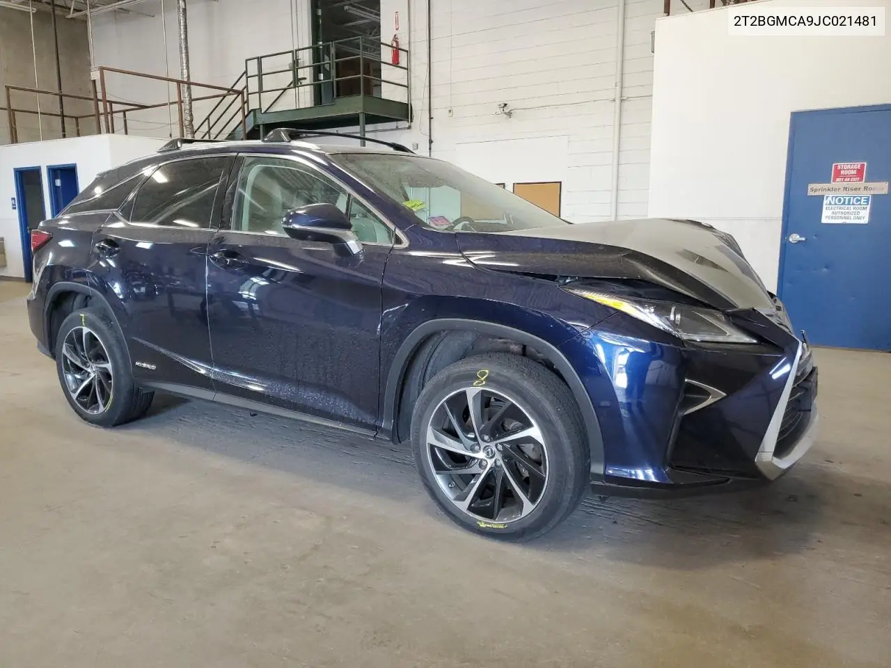 2t2bgmca9jc021481 2T2BGMCA9JC021481 2018 Lexus Rx 450H Base