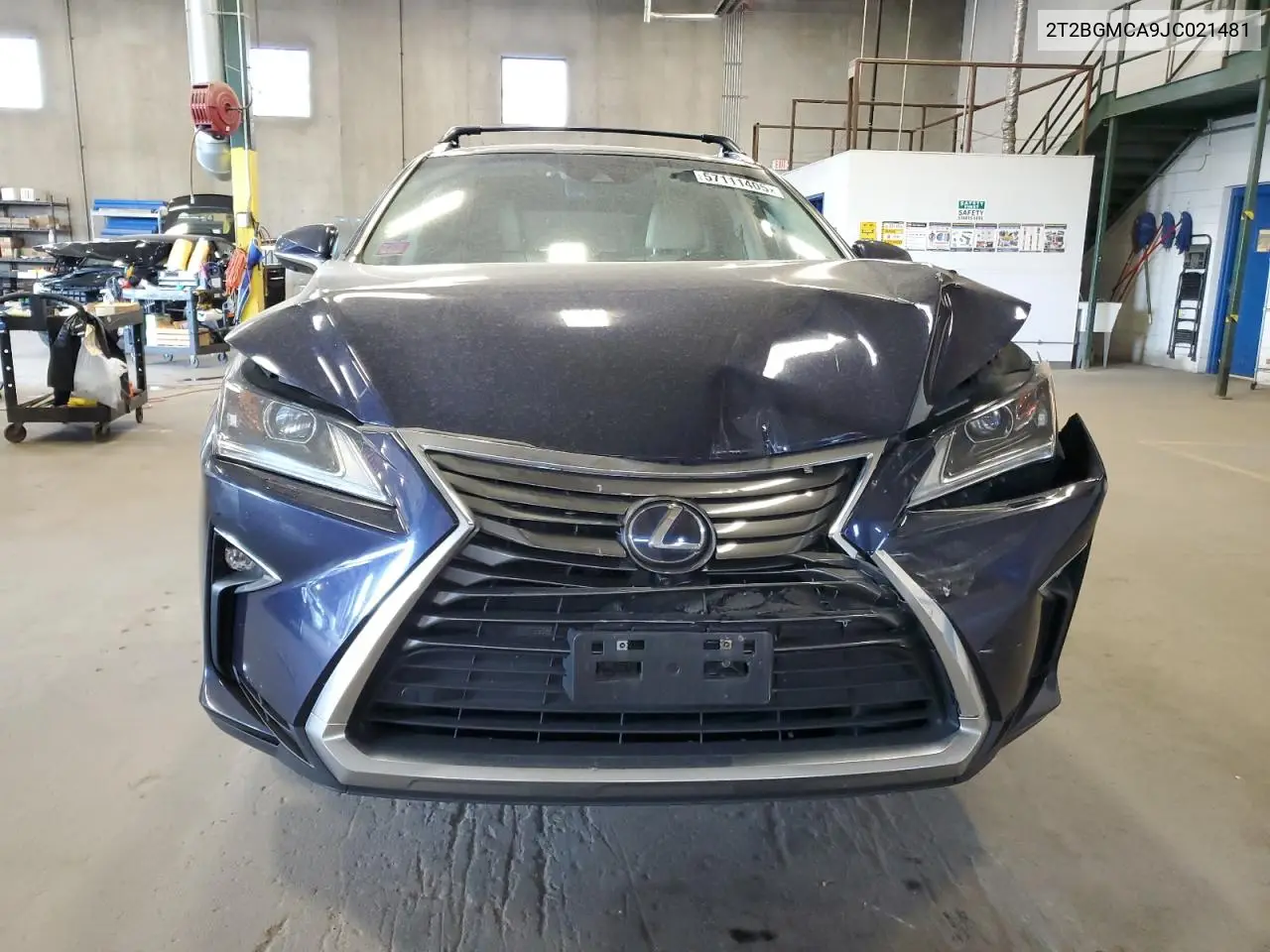 2t2bgmca9jc021481 2T2BGMCA9JC021481 2018 Lexus Rx 450H Base