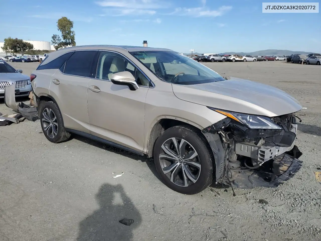 2019 Lexus Rx 350 L VIN: JTJDZKCA3K2020772 Lot: 47033295