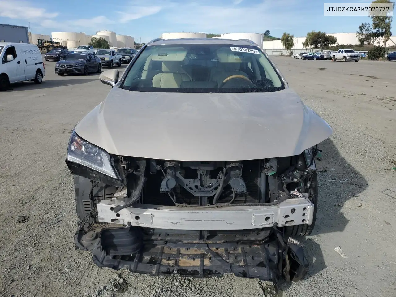2019 Lexus Rx 350 L VIN: JTJDZKCA3K2020772 Lot: 47033295