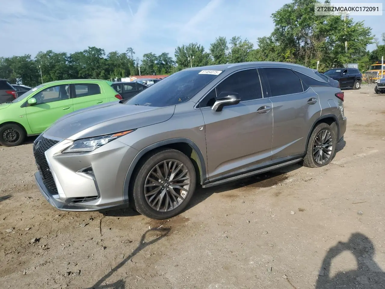 2019 Lexus Rx 350 Base VIN: 2T2BZMCA0KC172091 Lot: 61464075