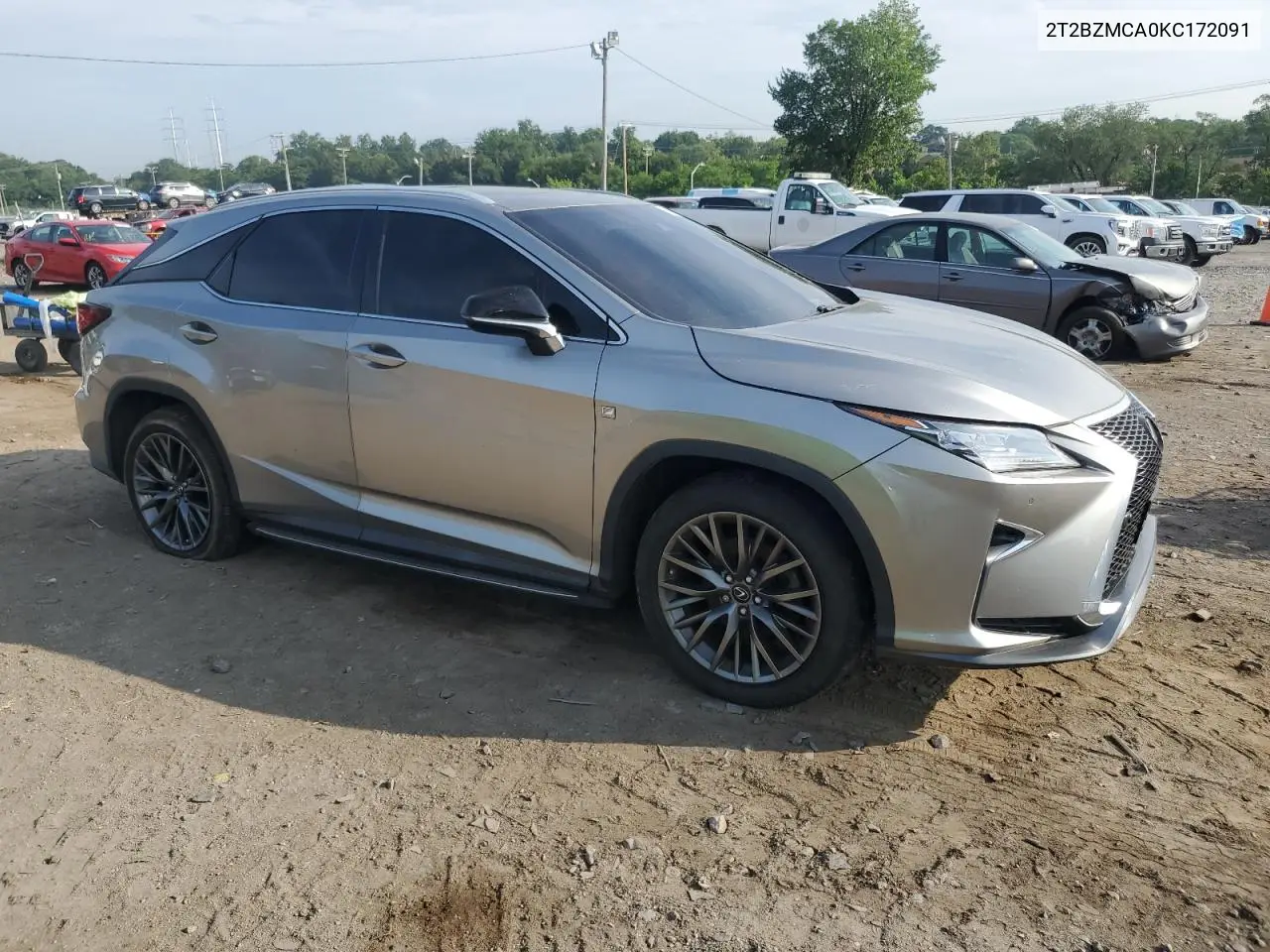 2019 Lexus Rx 350 Base VIN: 2T2BZMCA0KC172091 Lot: 61464075