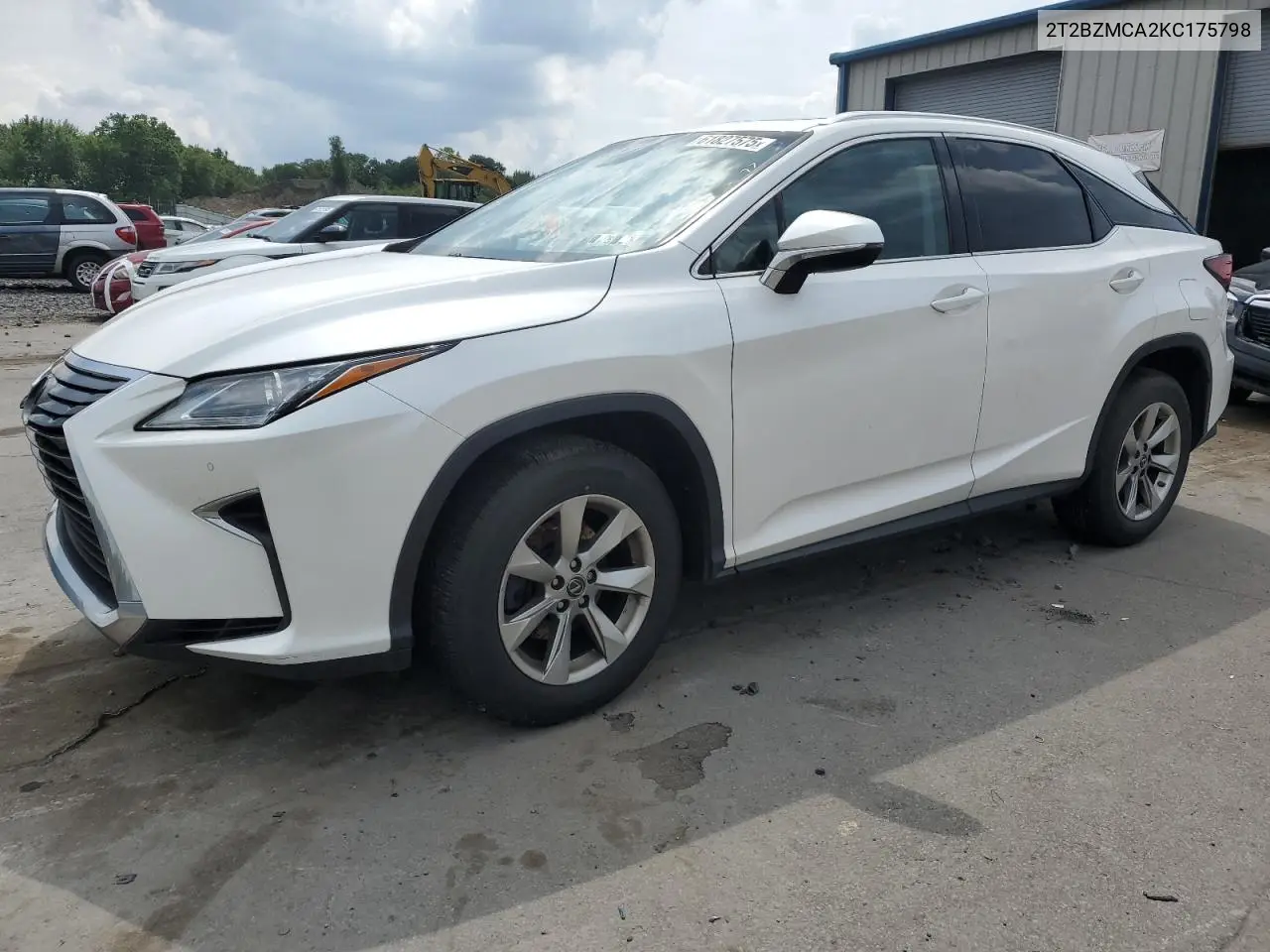 2019 Lexus Rx 350 Base VIN: 2T2BZMCA2KC175798 Lot: 61827575
