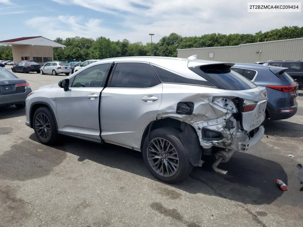 2019 Lexus Rx 350 Base VIN: 2T2BZMCA4KC209434 Lot: 62067065