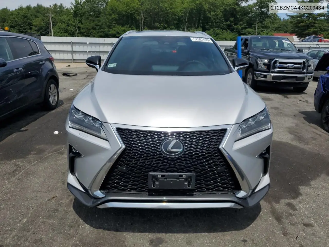 2019 Lexus Rx 350 Base VIN: 2T2BZMCA4KC209434 Lot: 62067065