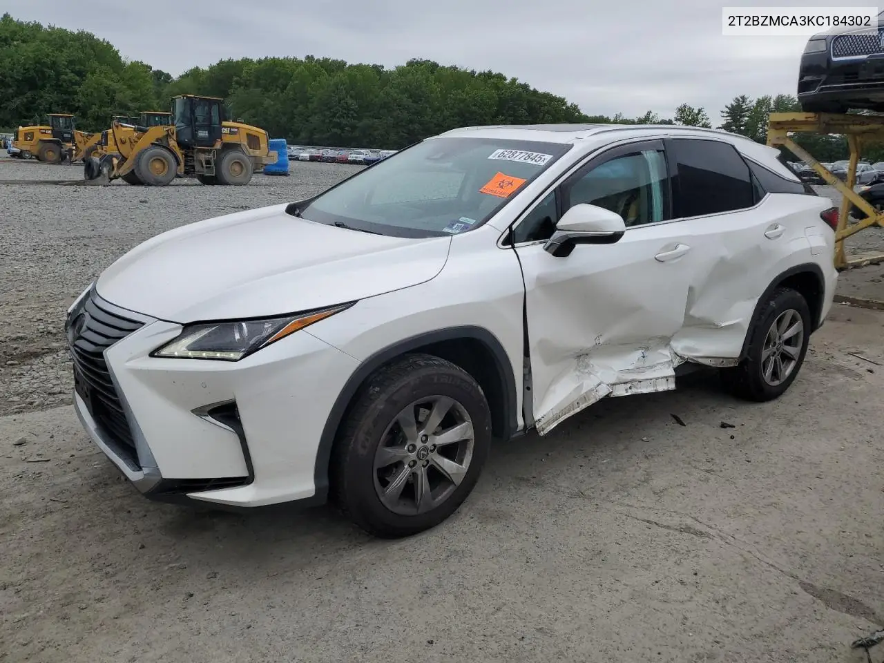 2019 Lexus Rx 350 Base VIN: 2T2BZMCA3KC184302 Lot: 62877845