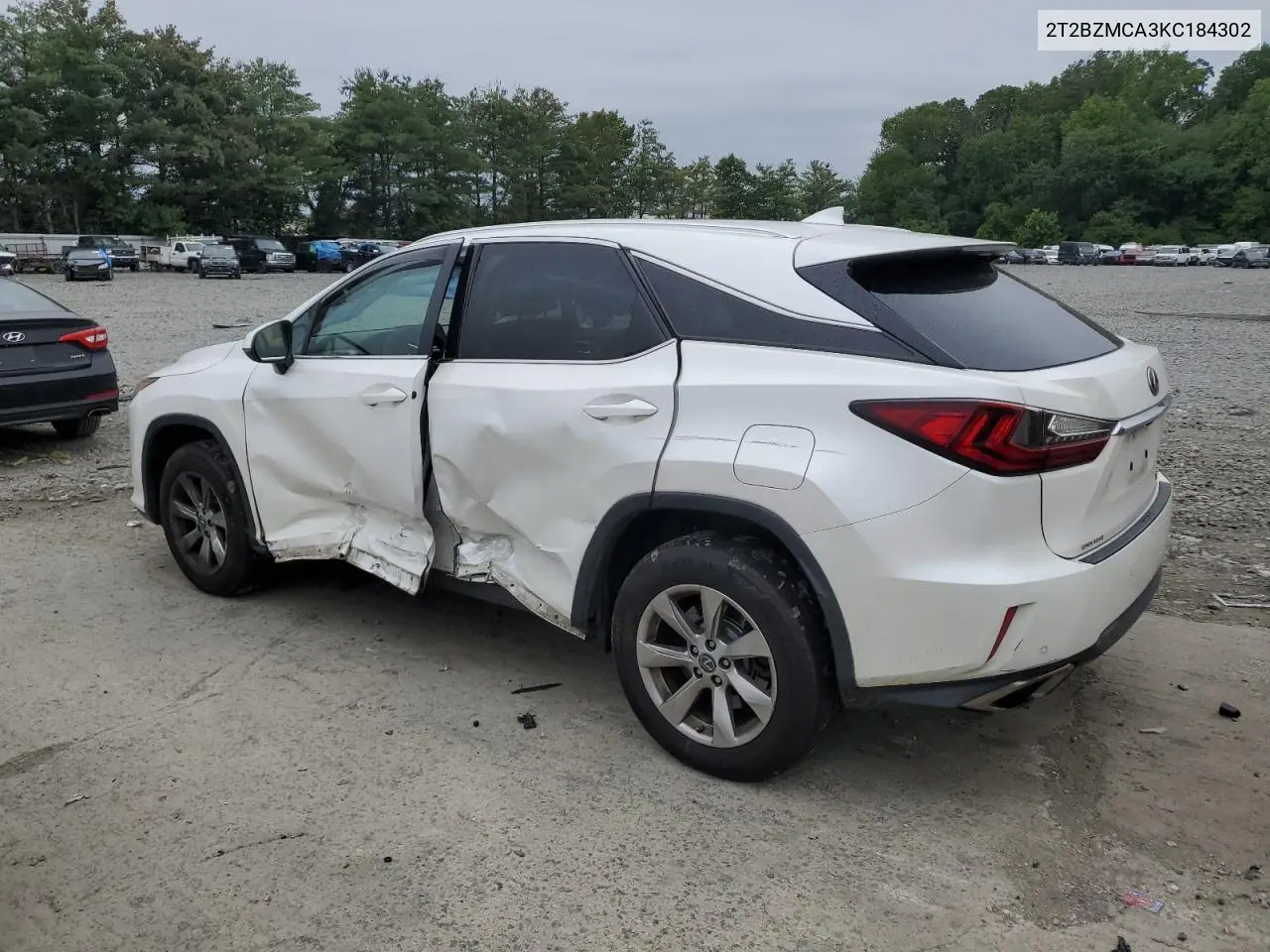 2019 Lexus Rx 350 Base VIN: 2T2BZMCA3KC184302 Lot: 62877845
