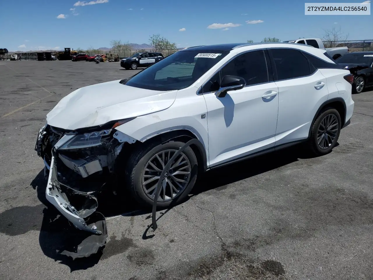 2020 Lexus Rx 350 F Sport VIN: 2T2YZMDA4LC256540 Lot: 56900515