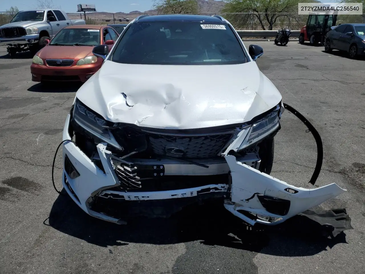2020 Lexus Rx 350 F Sport VIN: 2T2YZMDA4LC256540 Lot: 56900515