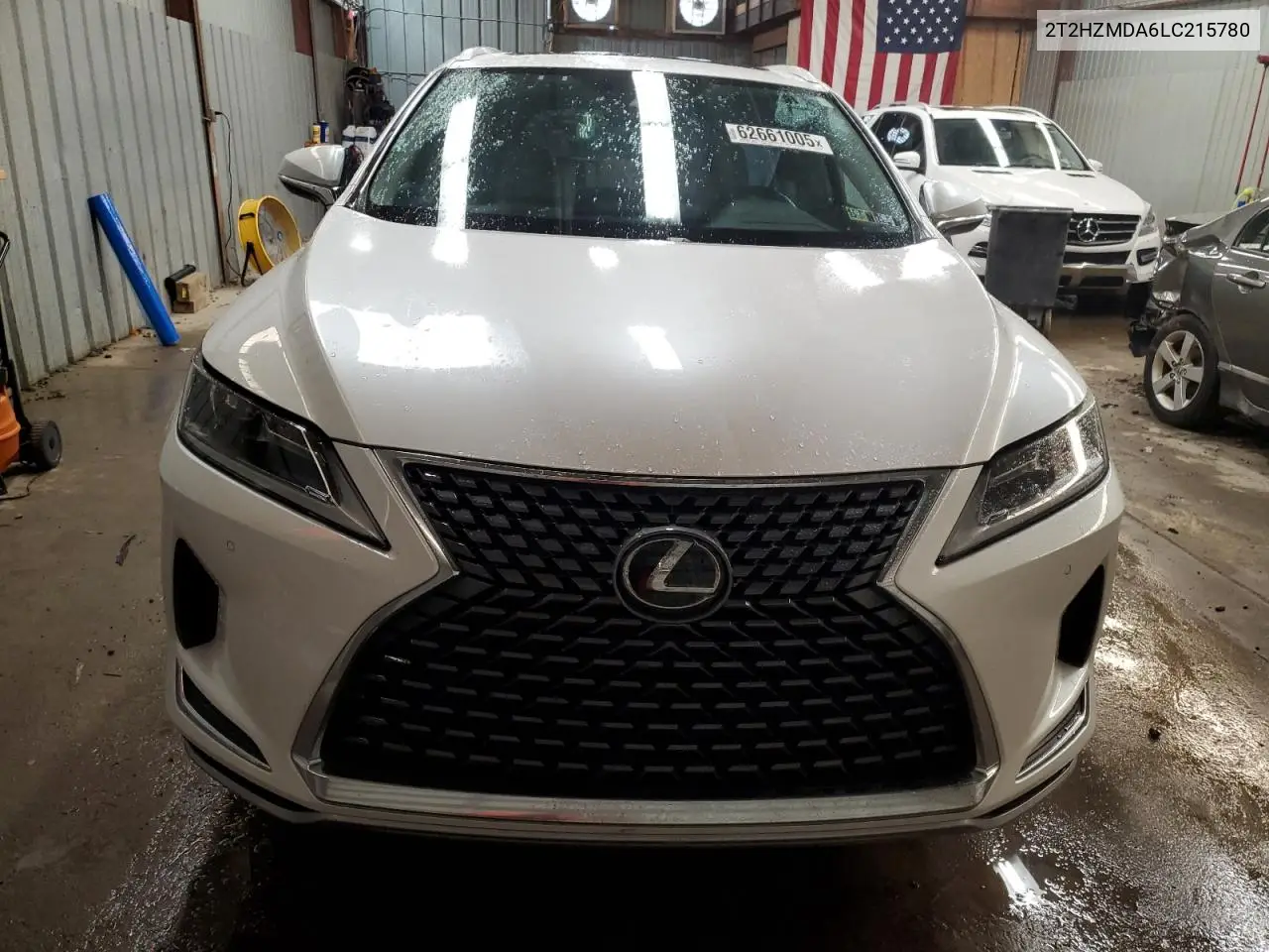 2020 Lexus Rx 350 VIN: 2T2HZMDA6LC215780 Lot: 62661005