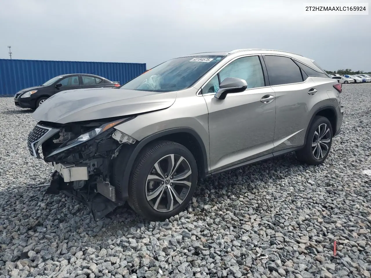 2020 Lexus Rx 350 VIN: 2T2HZMAAXLC165924 Lot: 63184575