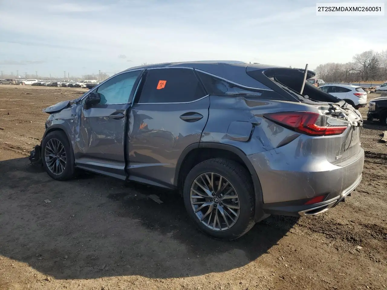 2021 Lexus Rx 350 F Sport VIN: 2T2SZMDAXMC260051 Lot: 47360605