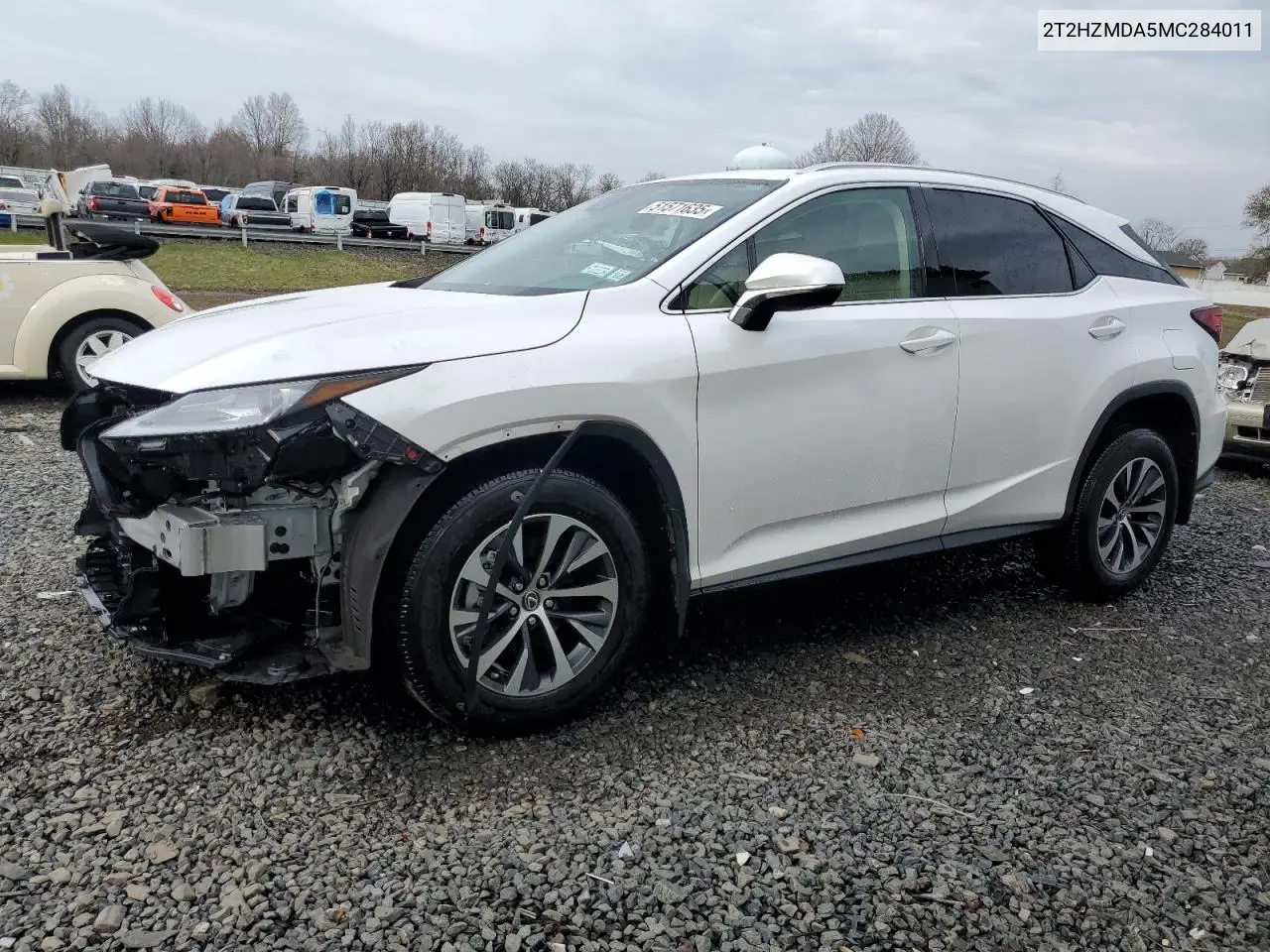 2021 Lexus Rx 350 VIN: 2T2HZMDA5MC284011 Lot: 51571635