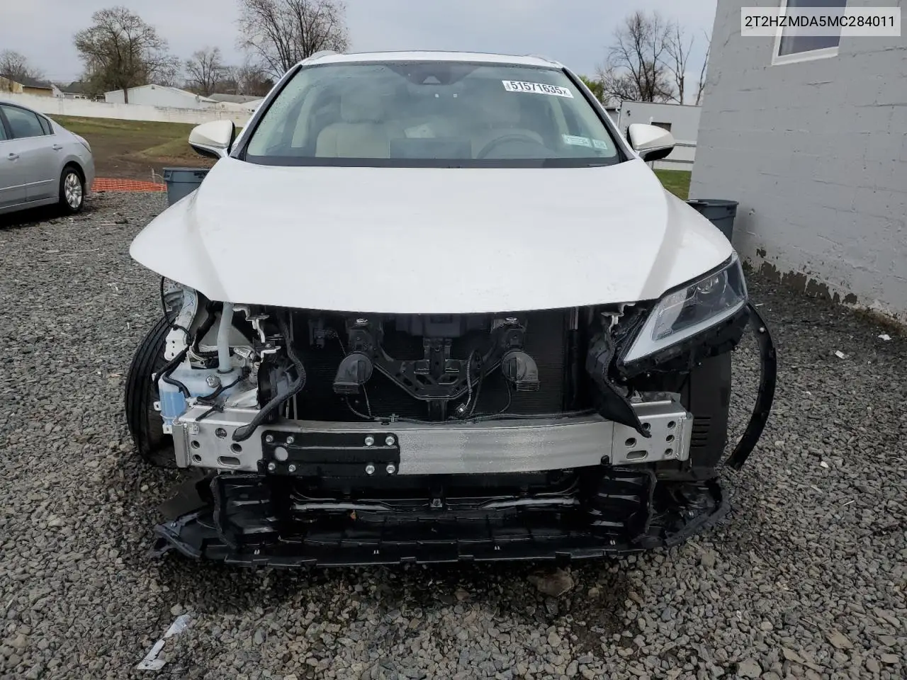 2021 Lexus Rx 350 VIN: 2T2HZMDA5MC284011 Lot: 51571635