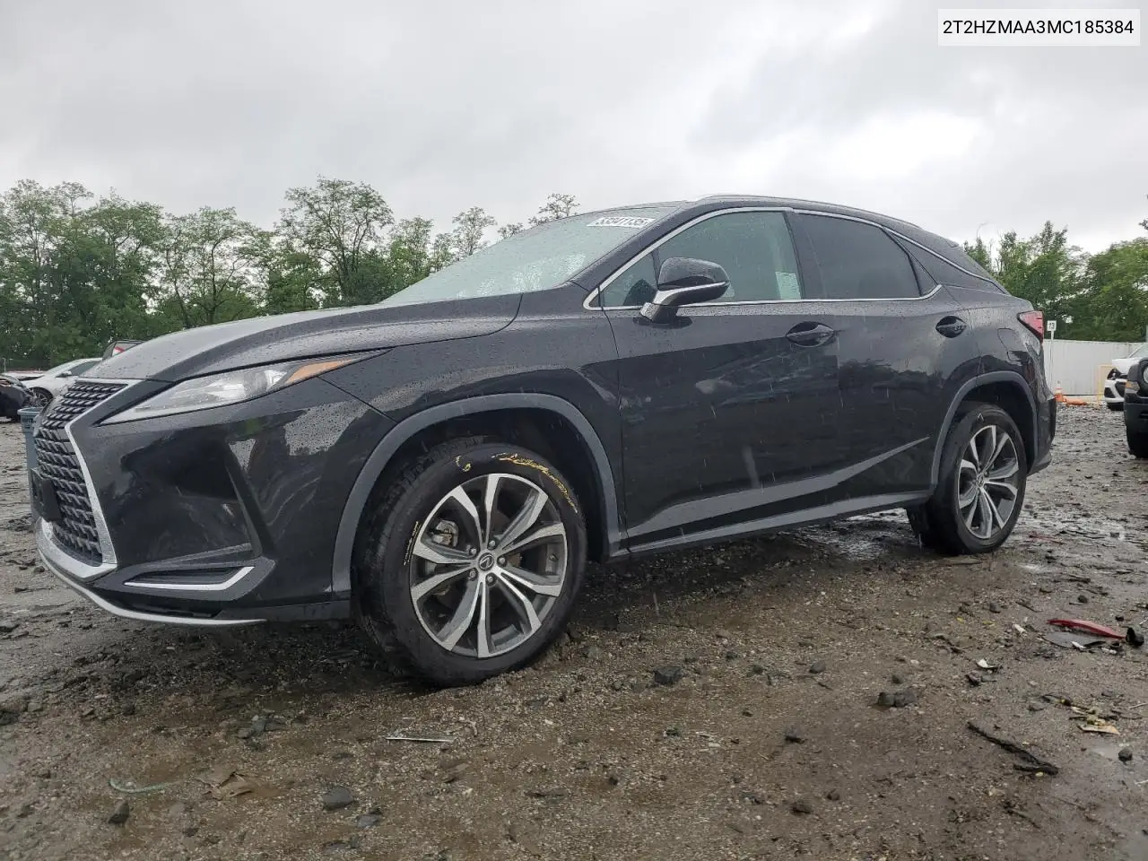 2021 Lexus Rx 350 VIN: 2T2HZMAA3MC185384 Lot: 53341135