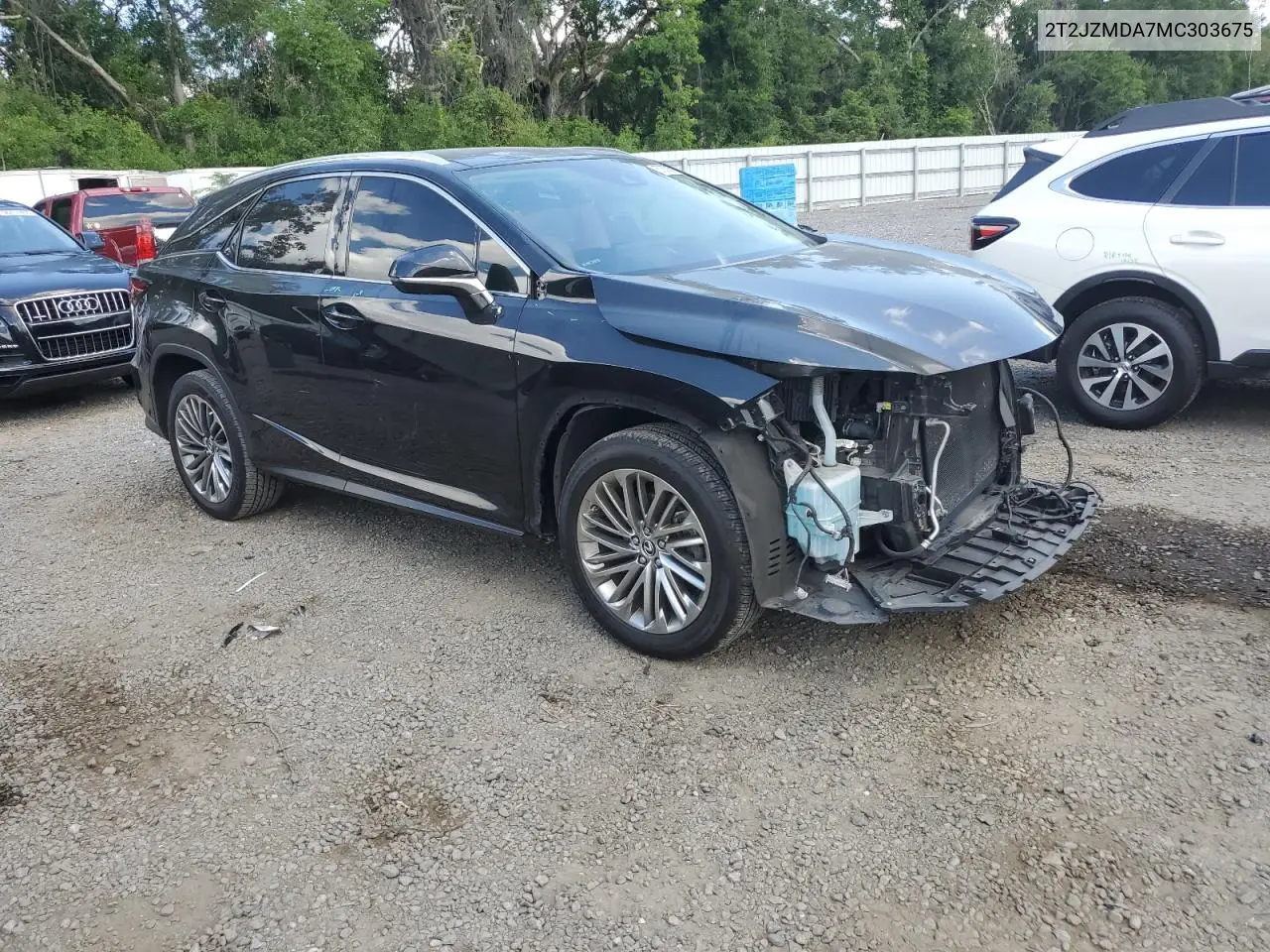 2021 Lexus Rx 350 VIN: 2T2JZMDA7MC303675 Lot: 57057835