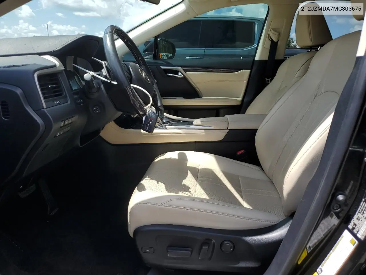 2021 Lexus Rx 350 VIN: 2T2JZMDA7MC303675 Lot: 57057835