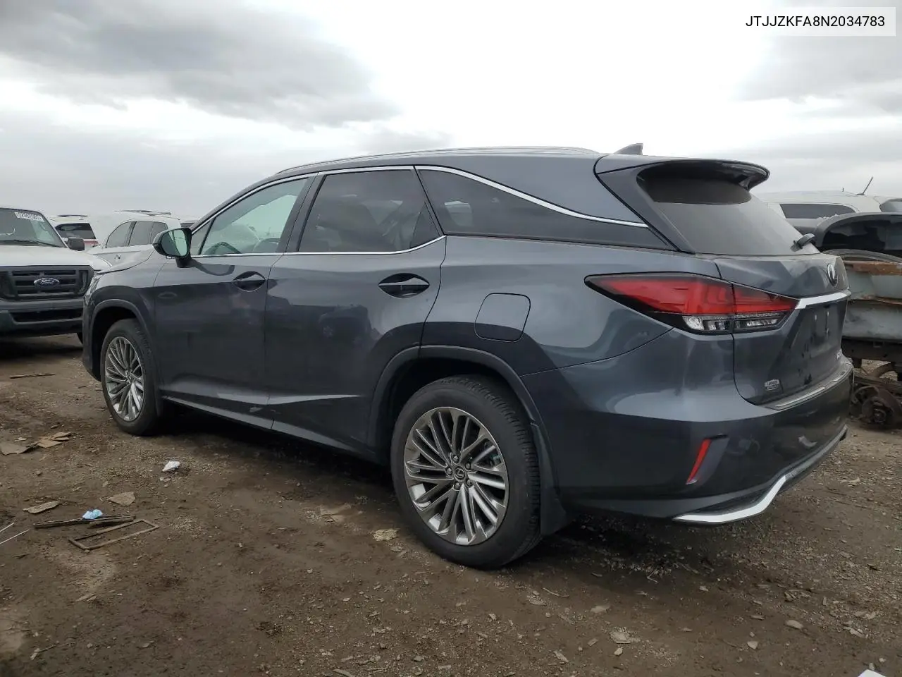 2022 Lexus Rx 350 L Luxury VIN: JTJJZKFA8N2034783 Lot: 51908455