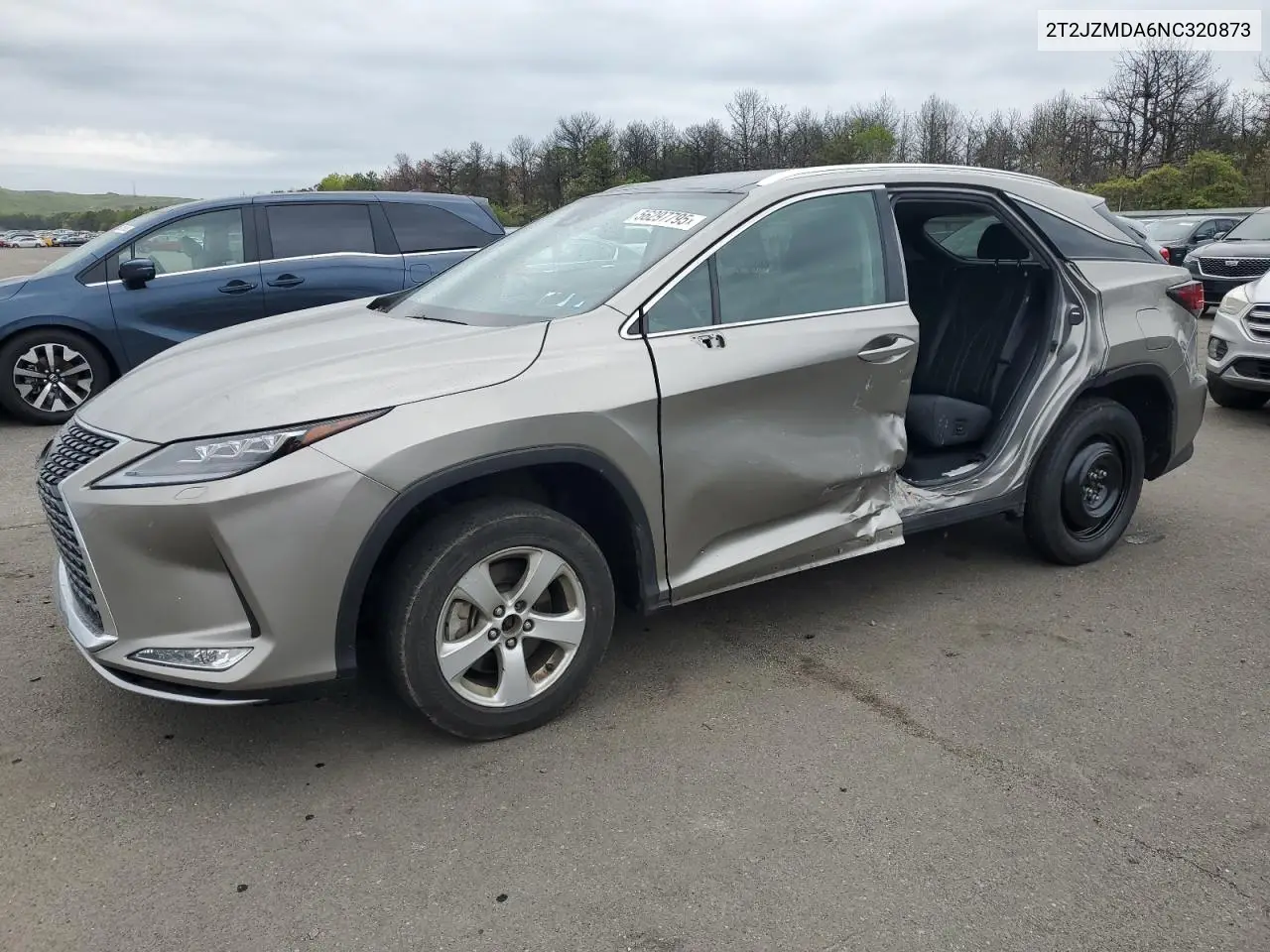 2022 Lexus Rx 350 VIN: 2T2JZMDA6NC320873 Lot: 56297795