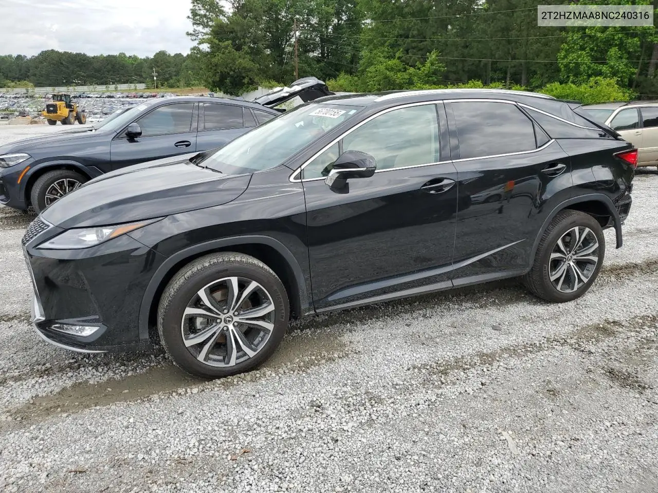 2022 Lexus Rx 350 VIN: 2T2HZMAA8NC240316 Lot: 56700155
