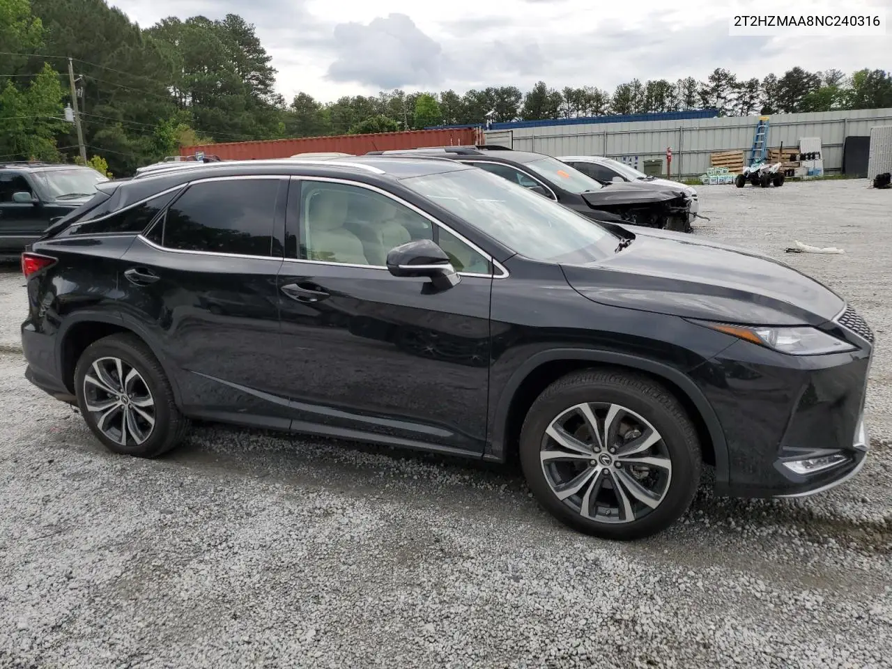 2022 Lexus Rx 350 VIN: 2T2HZMAA8NC240316 Lot: 56700155