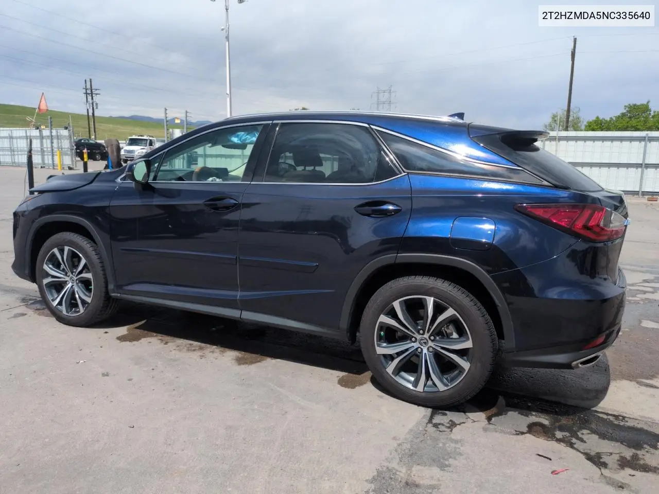 2022 Lexus Rx 350 VIN: 2T2HZMDA5NC335640 Lot: 56891005