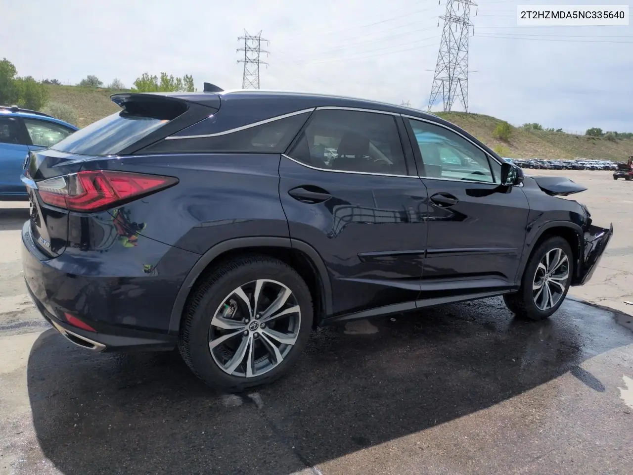 2022 Lexus Rx 350 VIN: 2T2HZMDA5NC335640 Lot: 56891005