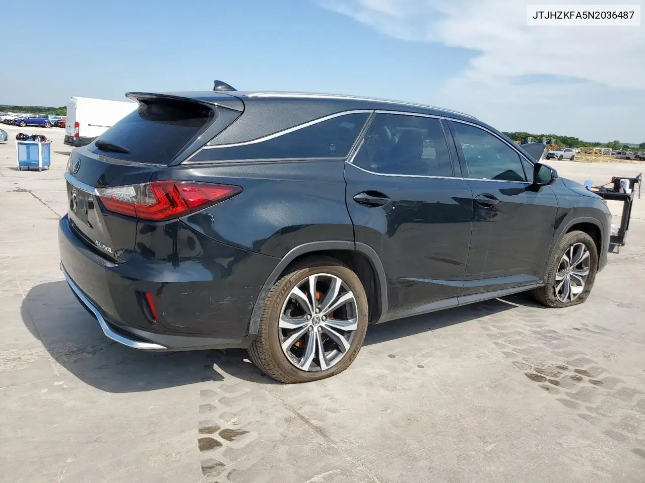 2022 Lexus Rx 350 L VIN: JTJHZKFA5N2036487 Lot: 56998385