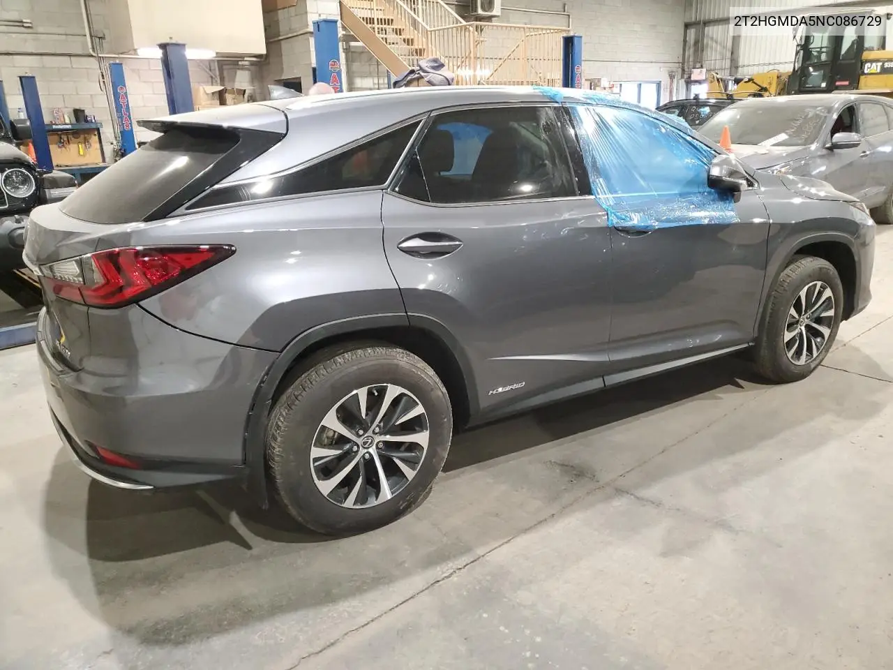 2022 Lexus Rx 450H VIN: 2T2HGMDA5NC086729 Lot: 57111595