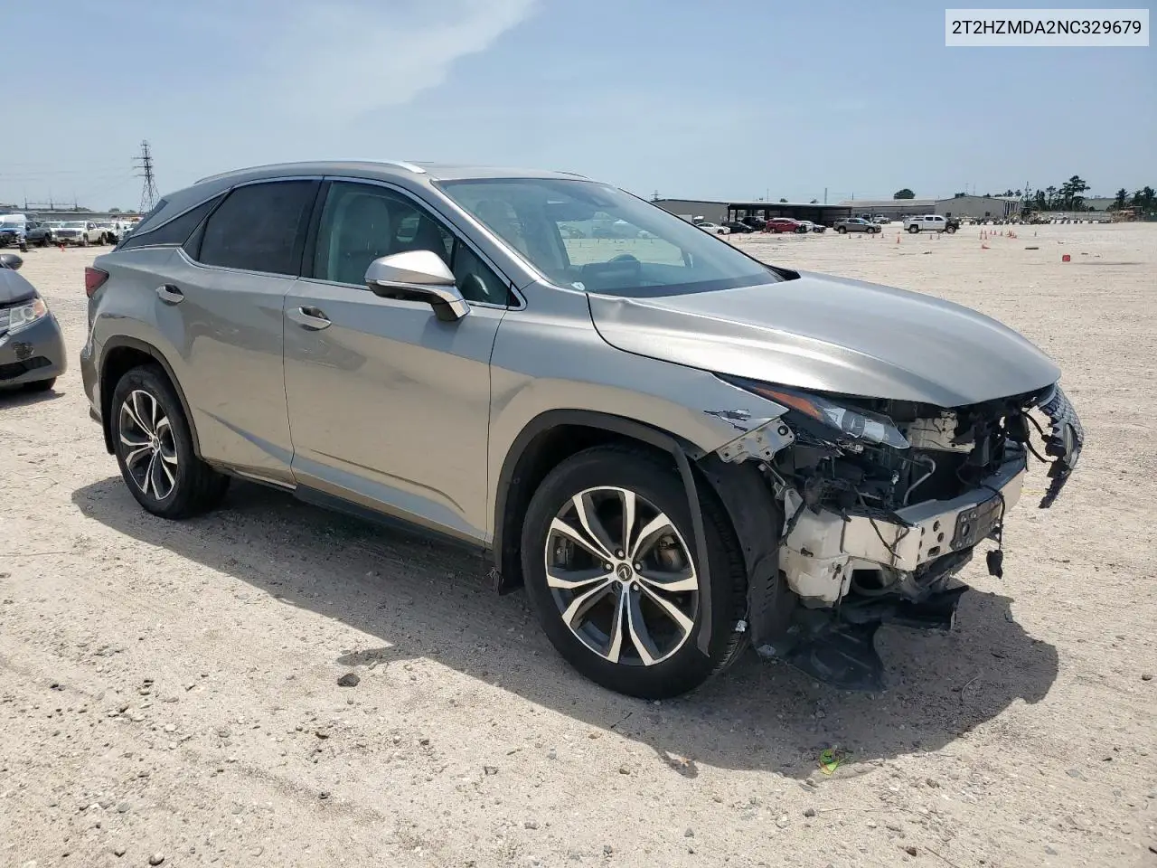 2022 Lexus Rx 350 VIN: 2T2HZMDA2NC329679 Lot: 57273415