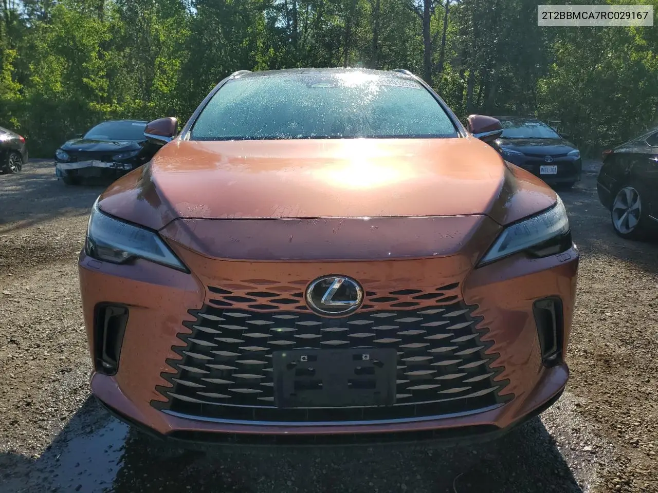 2024 Lexus Rx 350H Base VIN: 2T2BBMCA7RC029167 Lot: 61201235