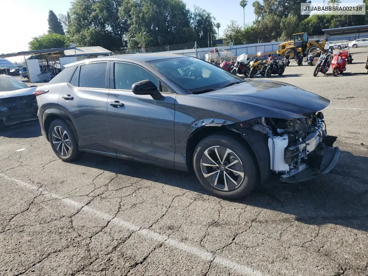 2024 Lexus Rz 300E VIN: JTJABABB5RA002138 Lot: 50325395