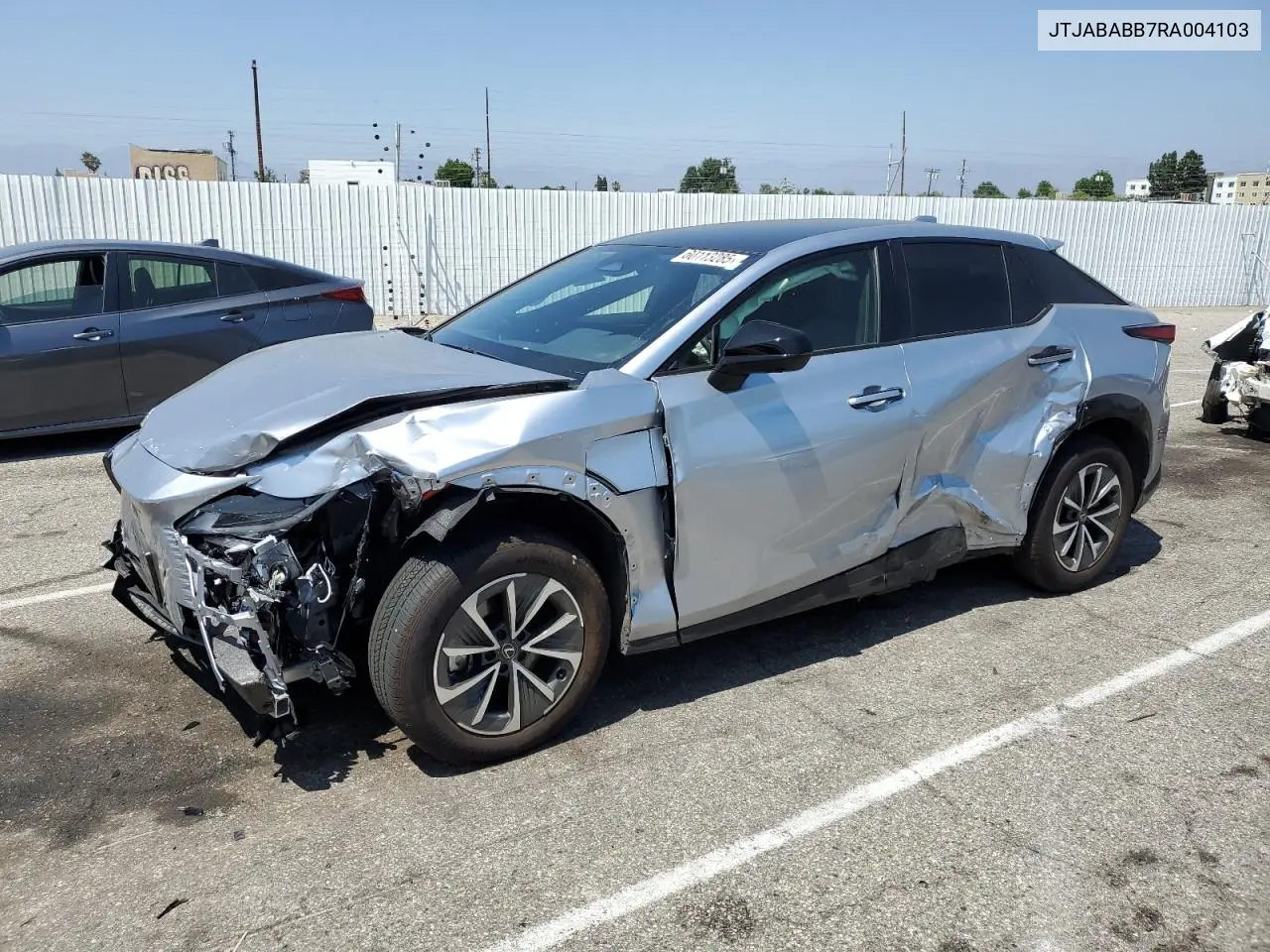 2024 Lexus Rz 300E VIN: JTJABABB7RA004103 Lot: 60113285