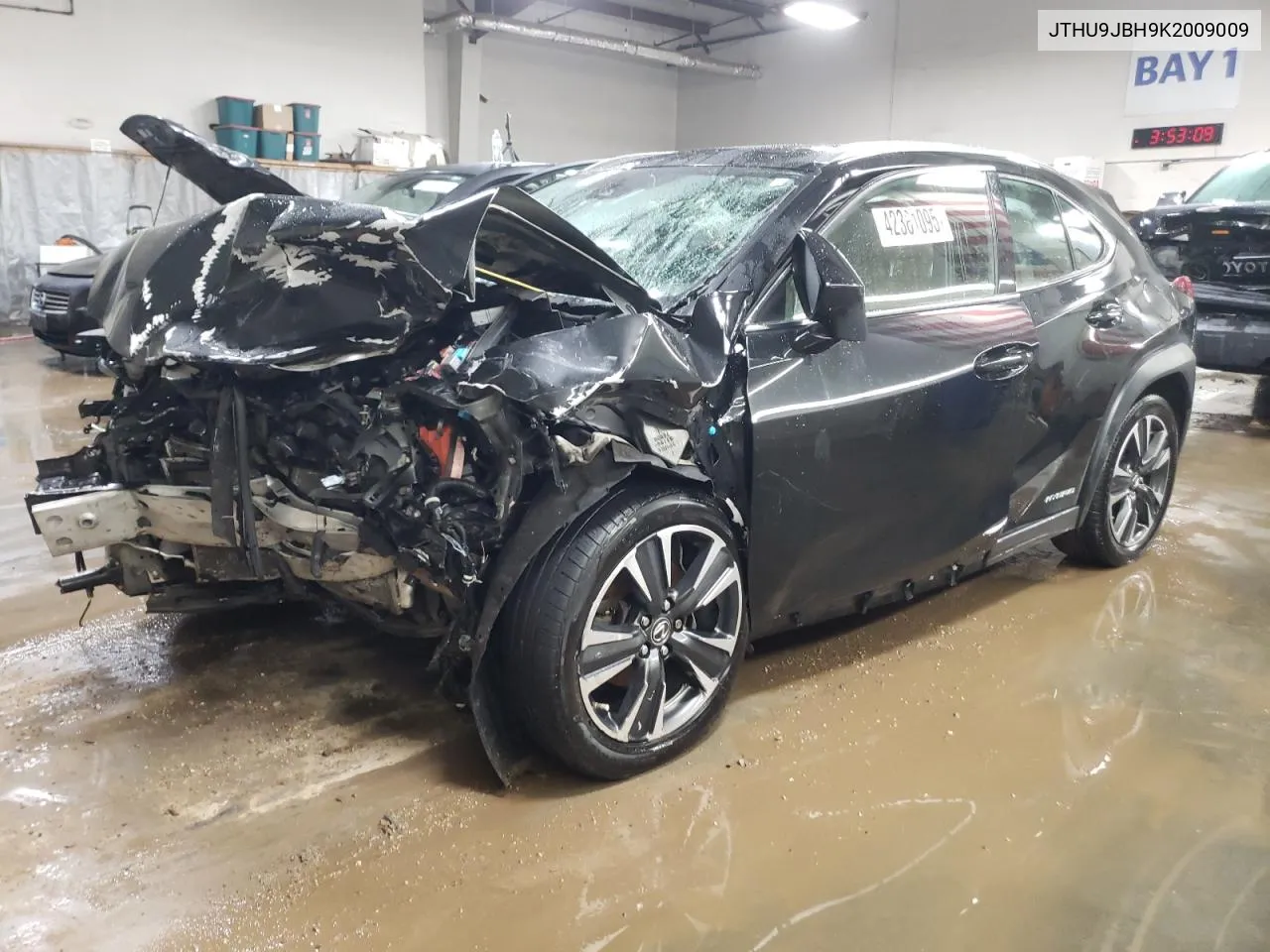 2019 Lexus Ux 250H VIN: JTHU9JBH9K2009009 Lot: 42381095
