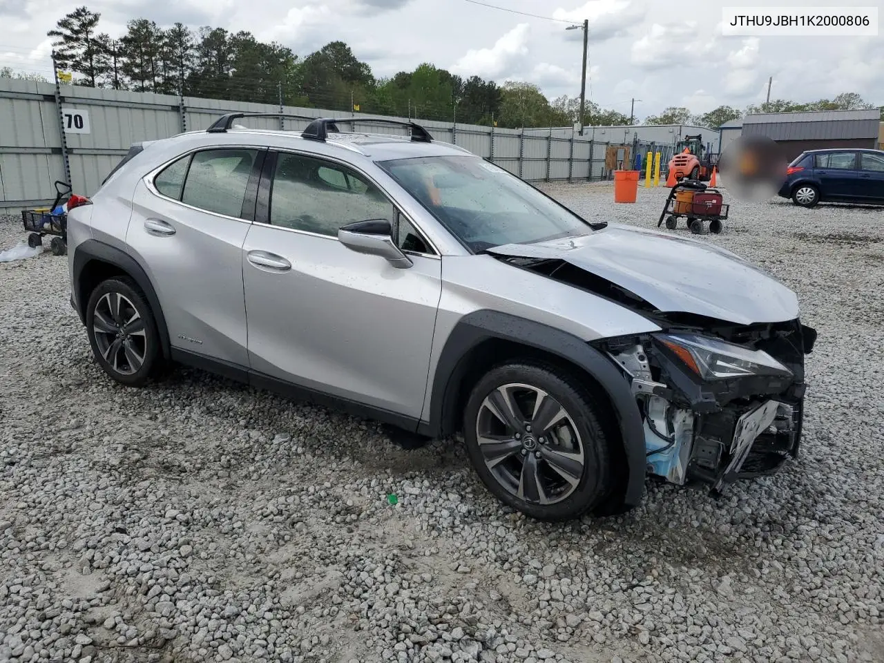 2019 Lexus Ux 250H VIN: JTHU9JBH1K2000806 Lot: 51994325