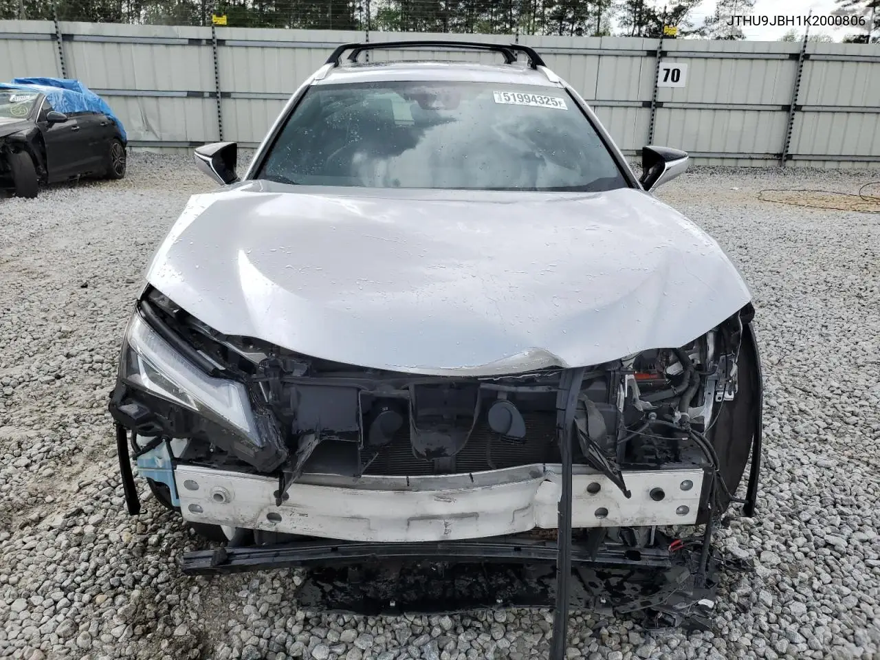 2019 Lexus Ux 250H VIN: JTHU9JBH1K2000806 Lot: 51994325