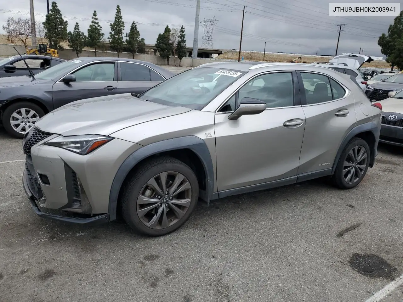 2019 Lexus Ux 250H VIN: JTHU9JBH0K2003941 Lot: 53476155