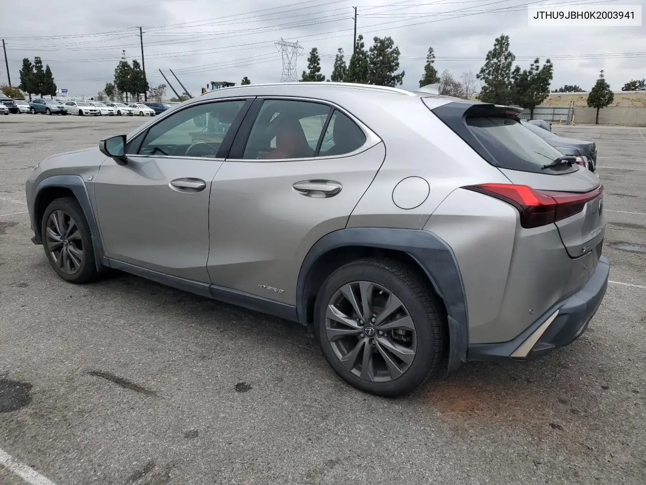 2019 Lexus Ux 250H VIN: JTHU9JBH0K2003941 Lot: 53476155