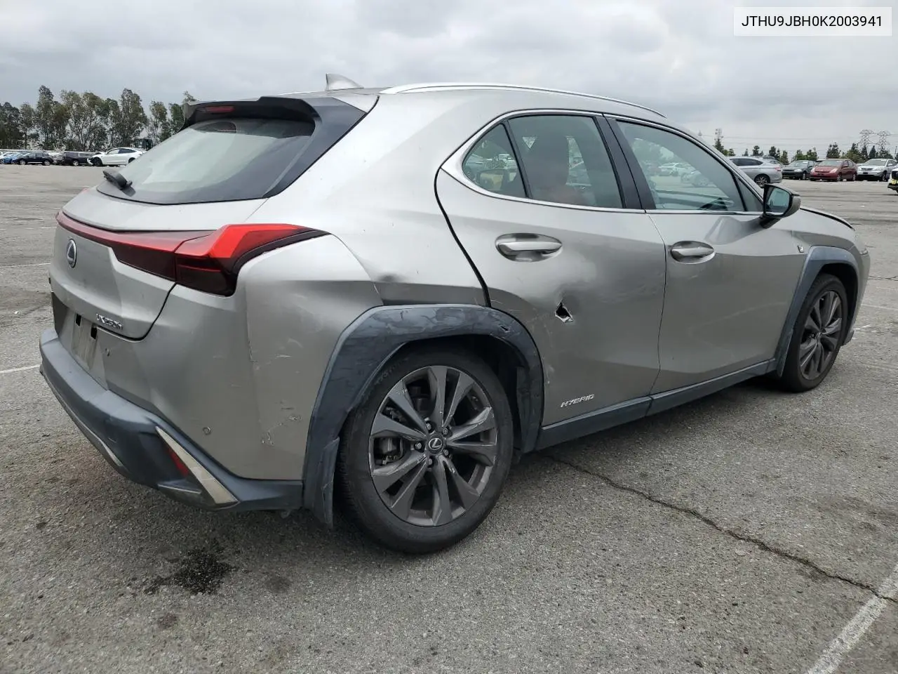 2019 Lexus Ux 250H VIN: JTHU9JBH0K2003941 Lot: 53476155
