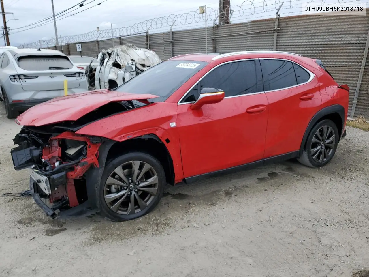 2019 Lexus Ux 250H VIN: JTHU9JBH6K2018718 Lot: 53734775